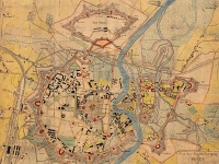 poznan1871  Plan der Stadtbefestigung von Posen 1841 1871 Plan umocnień miejskich