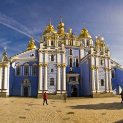 Kijów - Cerkiew Św Michała o Złotych Kopułach