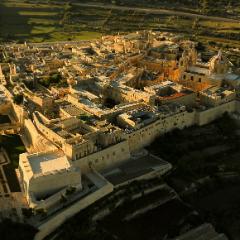 Malta Aerial view Mdina